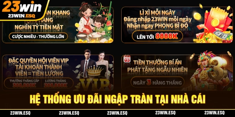 23WIN🎖️Link Đăng Nhập 23WIN.COM Chính Thức 2026 | Tặng 233K 15 Danh sách ưu đãi giá trị cao ngập tràng tại nhà cái 23WIN